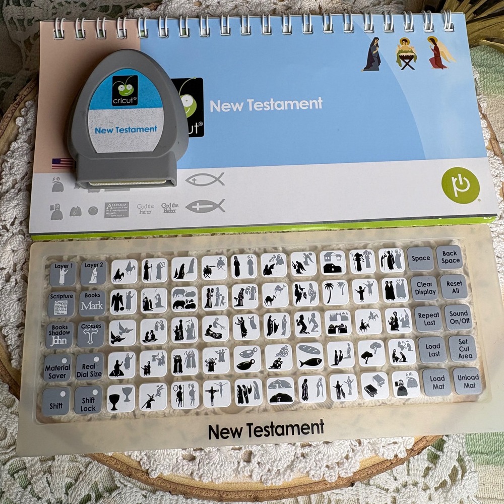 Cricut New Testament 2012 Cartridge Overlay Booklet Religious